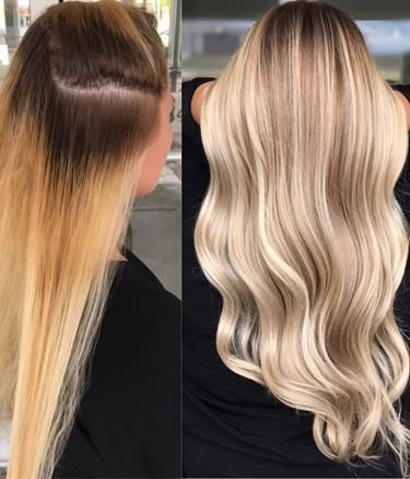 MAKEOVER: Damaged and Banded To Beautiful Blonde | Honey blonde .
