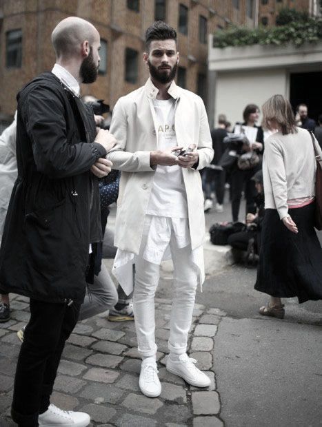 40 All White Outfits For Men - Cool Clean Stylish Looks | Mens .