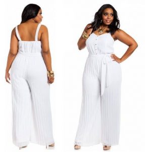 White Jumpsuits for Women – Plus Size | ChoozOne | Plus size .