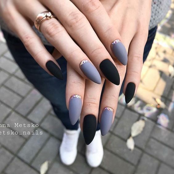 35 Absolutely Gorgeous Almond Shaped Nails - Part 37 | Winter .