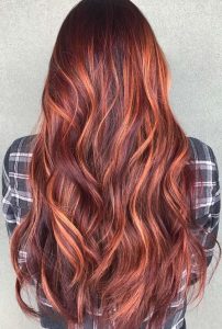 40 Awesome Balayage Red Hair Ide