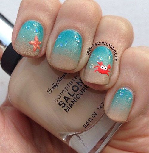 10 Nail Designs That You Will Love | Sommer nagelkunst, Strand .