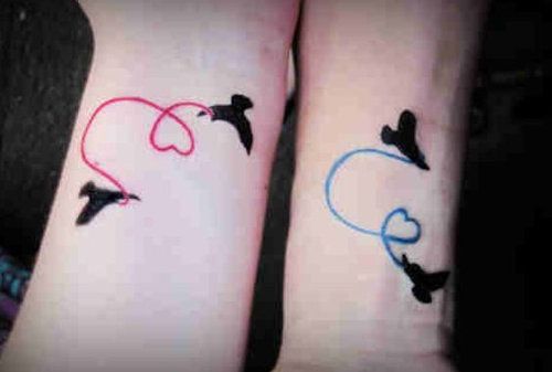 Tattoos for Couples - Inked Magazine | Matching tattoos, Friend .