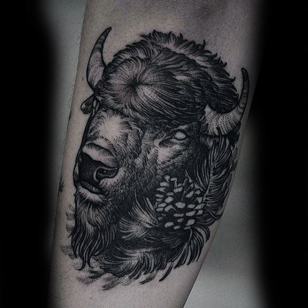Top 63 Bison Tattoo Ideas [2020 Inspiration Guide] | Bison tattoo .