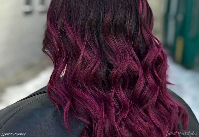 11 Amazing Black Cherry Hair Colors for 20