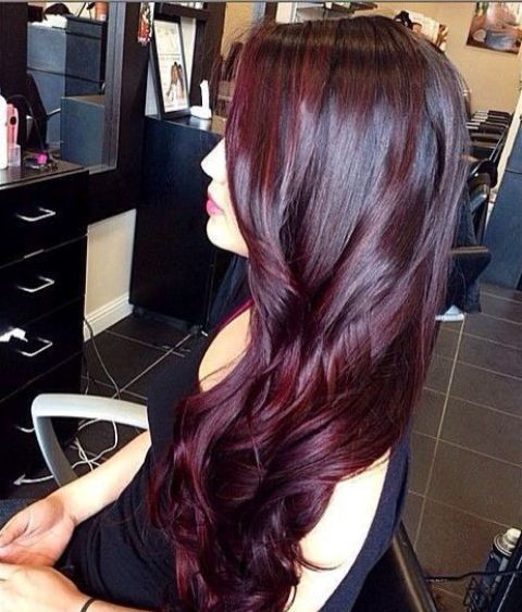 21 Bold Black Cherry Hair Ideas To Embrace The Fall - Styleohol