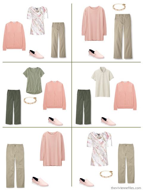 Three MORE French 5-Piece Wardrobes for Spring: Blush, Red and .