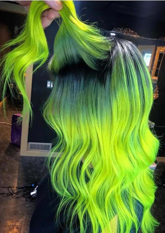 Follow here the amazing trends of neon hair colors for various .