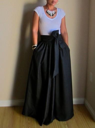 Bow Belt Maxi Skirt | Maxi skirt, Maxi skirt dress, Maxi dresses .