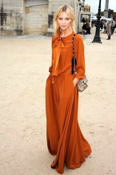 Voguish Burnt Orange Dresses 2020 | FashionGum.c