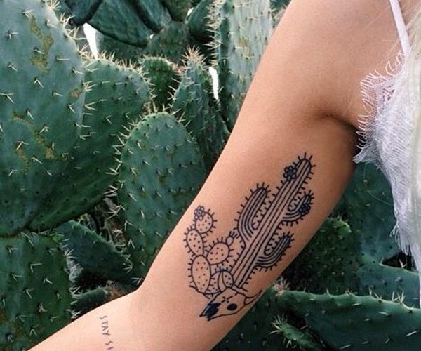Cactus Tattoo: 50 Most Beautiful Tattoo Ideas Of This Cool Pla
