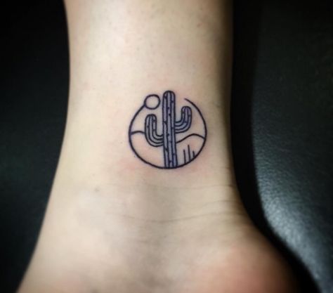 cactus tattoo … | Tattoos, Small tattoos, Arizona tatt