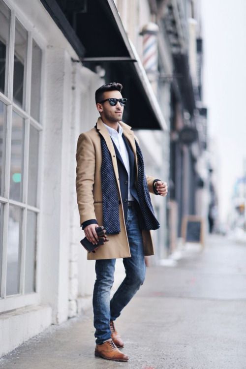 Can you show some examples of a nice... | Mens winter fashion .