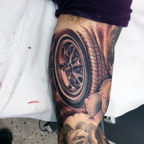 40 Mustang Tattoo Designs For Men - Sports Car Ink Ide