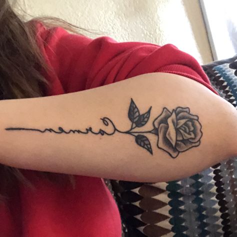 Name : Carmen | Sibling tattoos, Name tattoos, Tatto