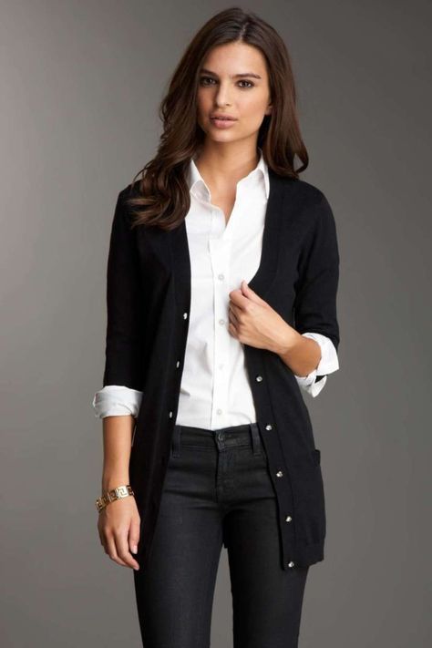 Cardigan Outfits For Work 56 | Fashion, Cardigan outfits, Work fashi