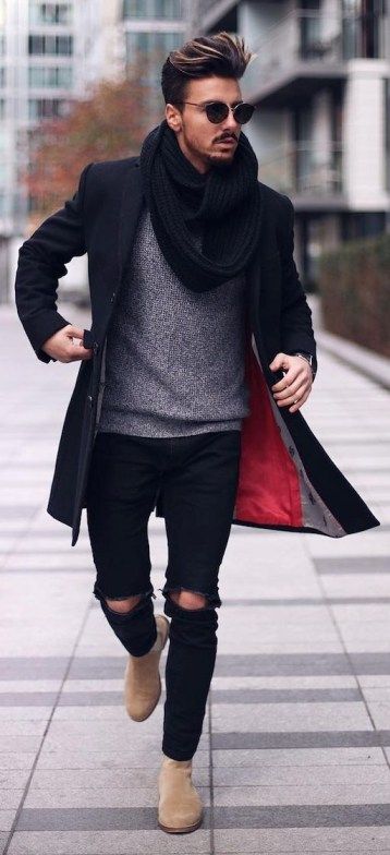Casual Man Style Winter Outfit Style 64 | Winter outfits men, Mens .