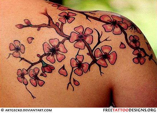 Cherry Blossom Tattoo Designs | Cherry blossom tattoo, Cherry .