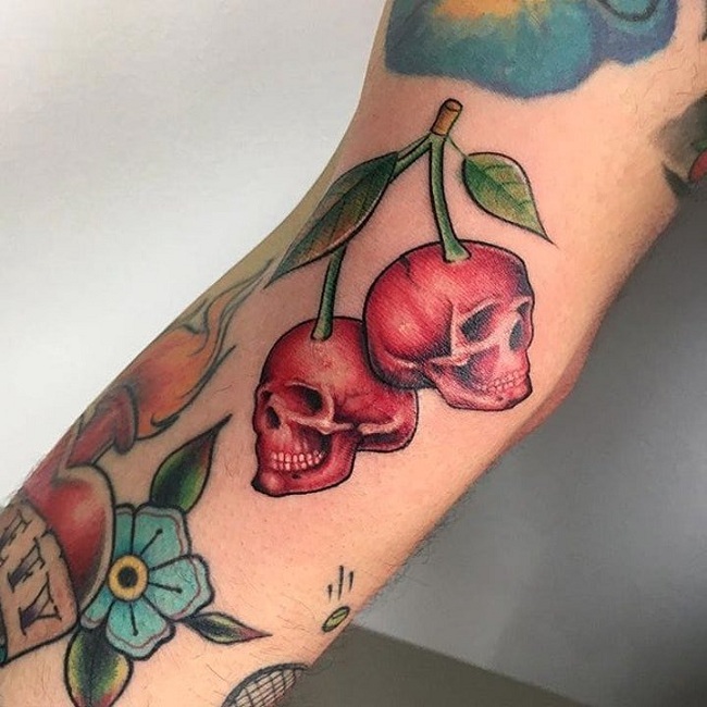 Top 9 Lovely Cherry Tattoos for Girls | Styles At Li