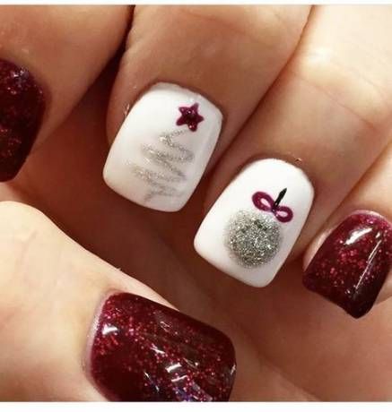 31+ ideas for nails ideas for winter shellac | Xmas nails, Holiday .