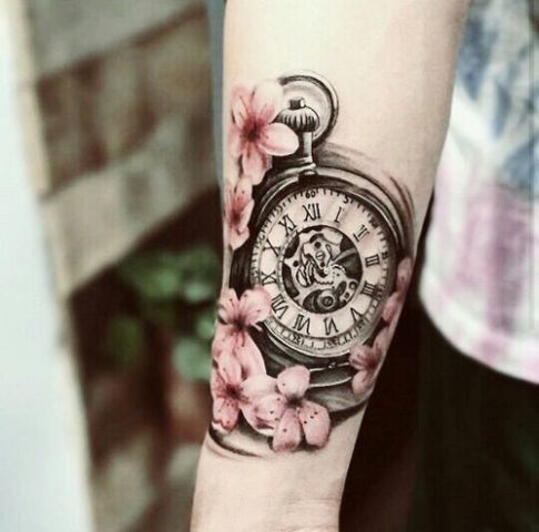 22 Cute Clock Tattoo Ideas For Women | Beauty | Tattoo designs for .