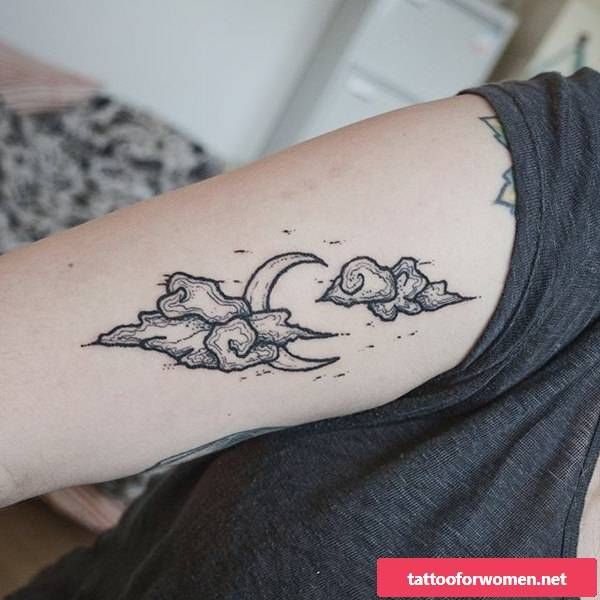 Best Cloud Tattoo Ideas: Cartoon Cloud | | #tattoo #tattooforwomen .