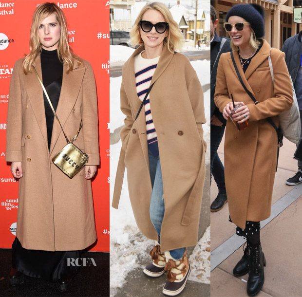Sundance Film Festival 'Camel Coats' Trend - Red Carpet Fashion Awar