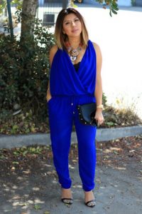 23 Cobalt Blue Romper And Jumpsuit Outfits - Styleohol