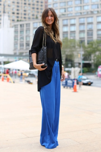 23 Cobalt Blue Pants Outfits For This Spring - Styleohol