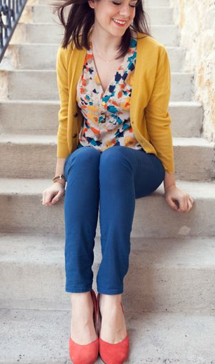 20+ Adorable Colorful Women Work Outfits You Can Try This Fall .