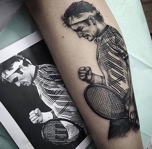 😧😧😧😨😨😨 | Tattoos, Roger federer, Real tenn