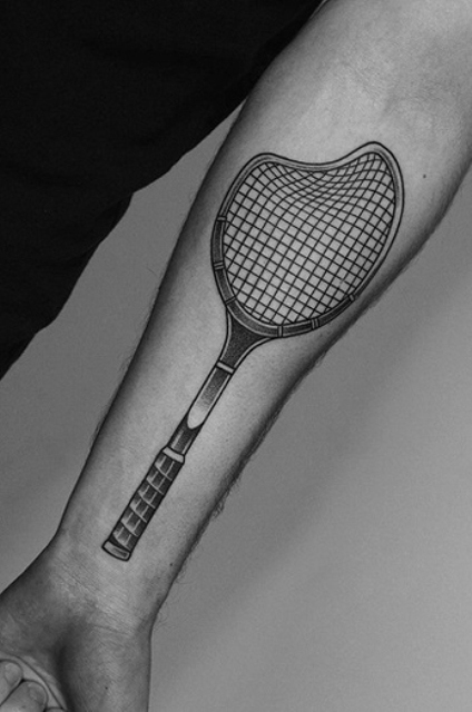 18 Cool Tennis Tattoo Ideas - Styleohol