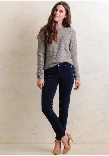 Forgiveness Is Key Corduroy Pants In Blue | Winter pants outfit .