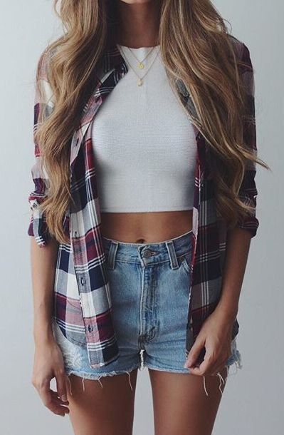 25 Great Summer Outfits to try | Trendy summer outfits, Crop top .