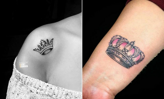 43 Creative Crown Tattoo Ideas for Women | StayGl