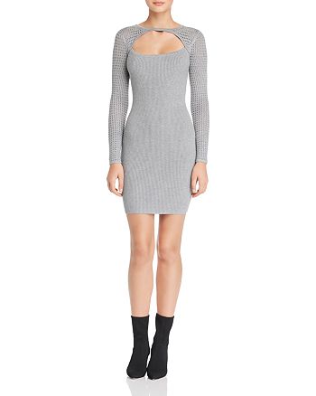 GUESS Allison Cutout Sweater Dress | Bloomingdale