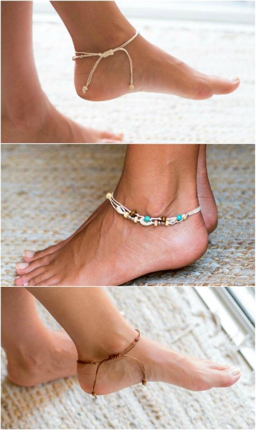 Shell And Bead Beach Anklet | Boho jewelry diy, Anklets diy, Boho .