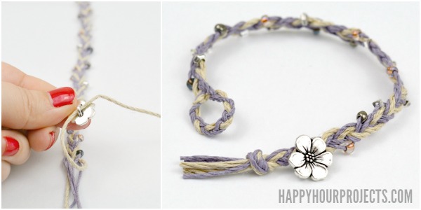 Summer DIY Hemp Bracelets by HappyHourProjects.com