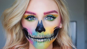 33 Simple Sugar Skull Makeup looks- 2020 DIY Halloween Makeup .
