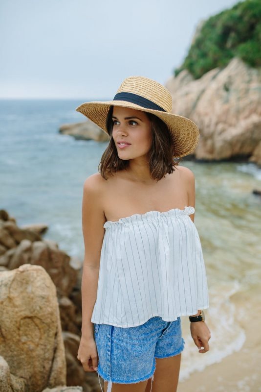 Adorable DIY Pinstriped Summer Top - Styleohol