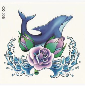 Online Buy Wholesale dolphin tattoos for kids from China dolphin .