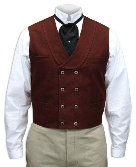 Canvas Double Breasted Vest - Crims