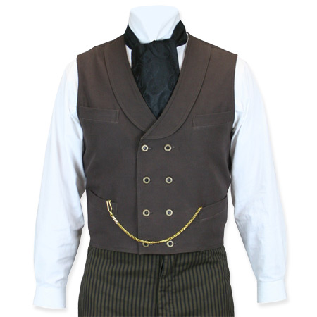 Canvas Double Breasted Vest - Waln