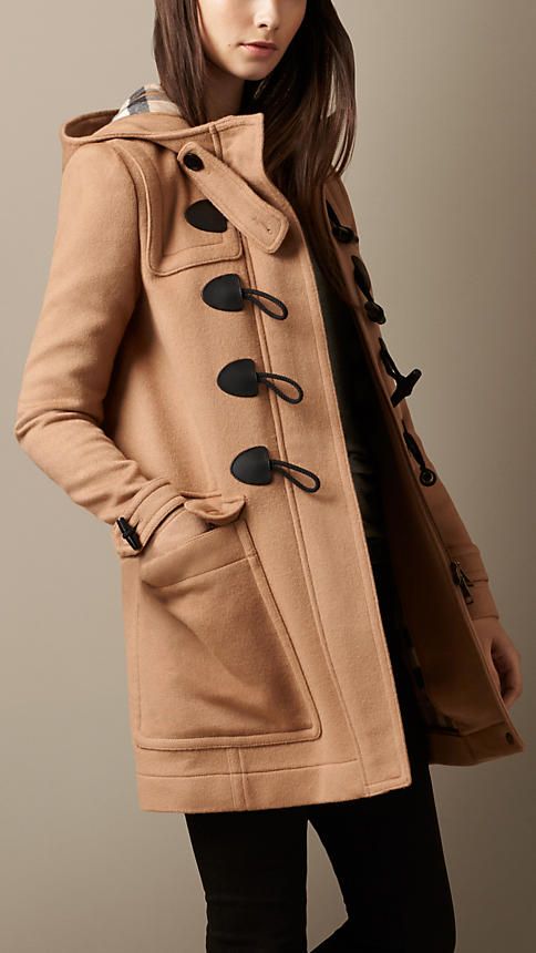Straight Fit Duffle Coat | Duffle coat women, Fashion, Duffle co