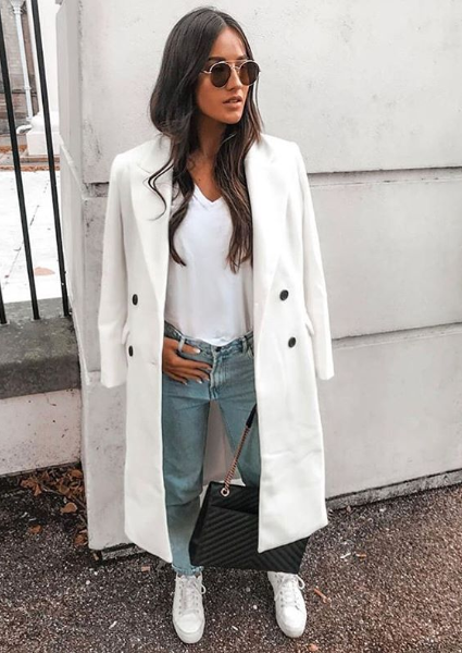 Cream Duster Coat | Duster coat outfit, Coat outfits, Black duster .