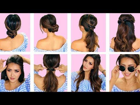 ☆TOP 5 LAZY EVERYDAY HAIRSTYLES with PUFF QUICK & EASY BRAIDS .