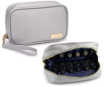 Amazon.com: Essential Oil Carrying Cases Box Travel Cosmetic Bags .