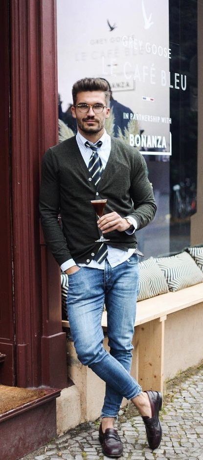 justusf_hansen - with a fall business casual look with a white .