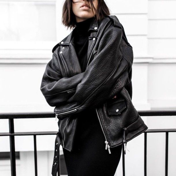 Jacket - Wheretoget | Fashion, Leather jacket outfits, Leather jack