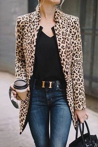 Leopard Printed Outerwear.jpg | Fashion, Coat fashion, Fashion sta